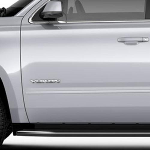 2018 Yukon XL Bodyside Door Molding Package, Front & Rear Silver