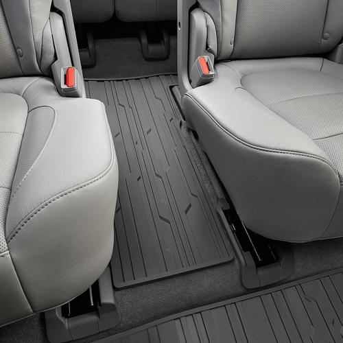 2017 Acadia Premium All Weather Floor Mats | Third Row | Dark Ash Gray