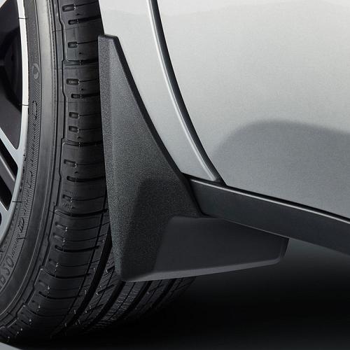 Acadia Splash Guards | Front Pair | Molded | Black Grained | Without Assist Steps