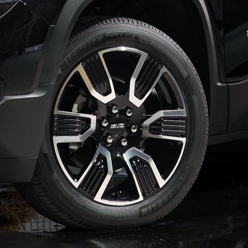 2018 Acadia 20" Wheel | 6-Spoke | Black with Machined Edges