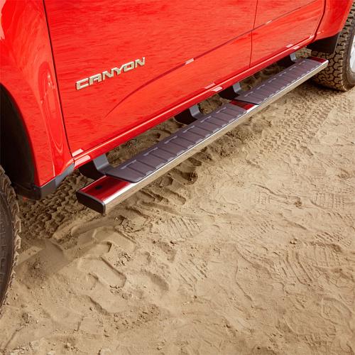 2017 Canyon Crew Cab Assist Steps | 5-in Rectangular | Chrome