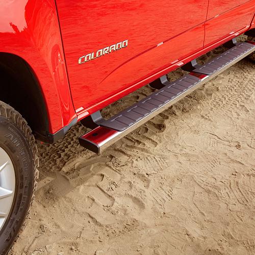 2018 Canyon Extended Cab Assist Steps, 5 inch Rectangular, Chrome