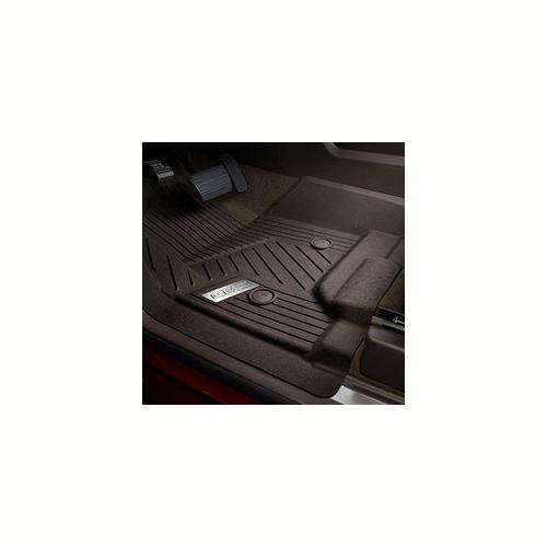 2018 Yukon XL Floor Liners | Cocoa | Front Row | Center Console | Chrome