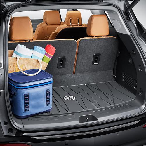 2018 Enclave Cargo Area Mat | Ebony with Buick Logo