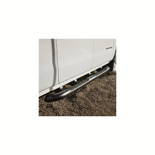 2018 Sierra 3500 Crew Cab Assist Steps | 4 inch Round | Black | Diesel